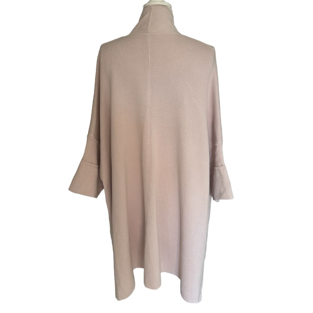 MARLA WYNNE  OVERSIZED  LIGHT PINK KIMONO/SWEATER SIZE S - Picture 4 of 6